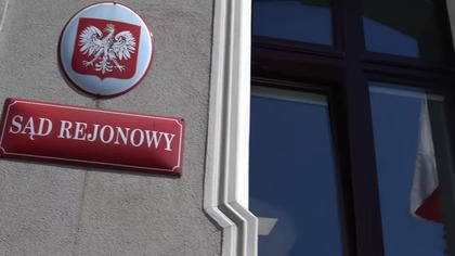 10. 05. 2022r.  - Prokurator Marcin M.  na ławie oskarżonych w Sądzie Rejonowym w Grudziądzu