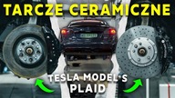 Montujemy TARCZE CERAMICZNE UNPLUGGED w Tesli Model S PLAID  Pierwsze w Polsce!