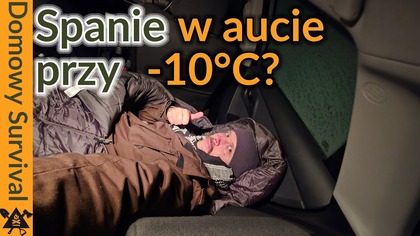 Spanie w samochodzie przy -10°C.  Co i jak nas wychładza?