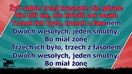Karaoke Żyli Sobie Trzej Krasnale wersja wolniejsza