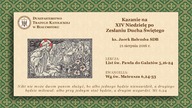 Kazanie na XIV Niedzielę po Zesłaniu Ducha Świętego  ks  Jacek Bałemba SDB  Kościół Katolicki