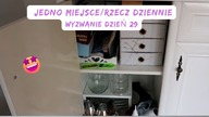WYZWANIE DZIEŃ 29 Jedno miejsce/rzecz dziennie SALON Posprzątaj ze mną Uporządkowana