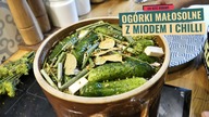 Najlepsze ogórki małosolne z miodem i chili