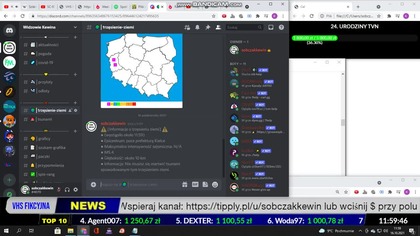 Wczesne ostrzeżenie przed trzęsieniem ziemi około 11:59 w dniu 16 października 2021 roku