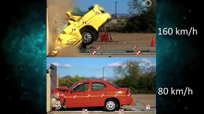 Co jest gorsze kolizja ze ścianą, czy z samochodem z taką samą prędkością [Reupload]