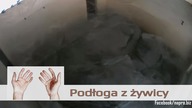 Grafitowo czarna metaliczna posadzka żywiczna (Reflector Enhancer designer epoxy floor)