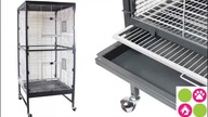 Woliera dla szczura, wiewi&oacute;rki, lotopałanki CXY-6060155CM - Instrukcja | majazoo.pl 