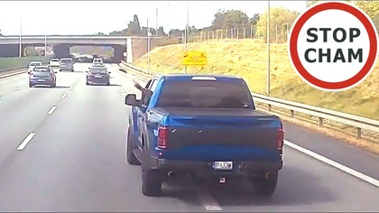 Szeryf w Pickupie na autostradzie A2 pod Poznaniem #1989 Wasze Filmy