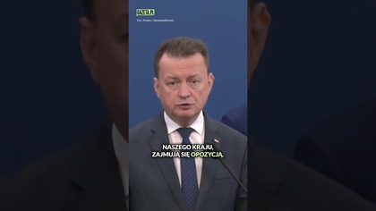Akty dywersji w Polsce.  Błaszczak wini Tuska