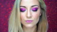Maybe Baby? | Różowe & Fioletowe Smoky Eye | Tutorial | Chat Makeup | GRWM | Mizia