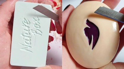 Soap Carving ASMR Relaxing Sounds no talking Satisfying ASMR Video