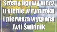 Szósty ligowy mecz u siebie w tym roku i pierwsza wygrana Avii Świdnik