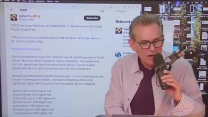 COVID Vaxx Leads To SKYROCKETING Cancer Rates! S.  Korean Study