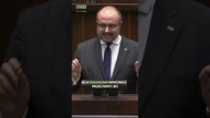 Paweł Jabłoński uderza w Dariusza Jońskiego.  Czy za jego garnitur płacił on czy przestępca?