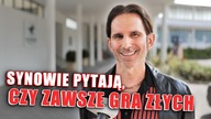 Synowie pytają Marcina Bosaka, czy zawsze gra złych