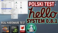 HELLO SYSTEM 0. 8. 1 BSD Unix - Recenzja systemu dla osób przechodzących z MacOS ! REAL HARDWARE TEST