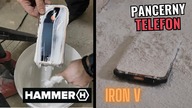 Pancerny telefon dla budowlańca i survivalowca.  Hammer Iron V