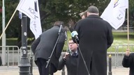 Konfederacja na proteście pod Sejmem przeciwko ustawie #LexKonfident