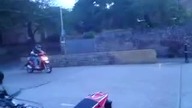 Gleba na skuterze