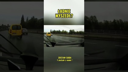 Poślizg na mokrej drodze? Opanowanie robi różnicę  #poślizg #bezpieczeństwo #kierowcy #dashcam