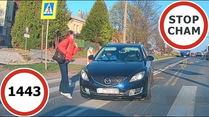 Stop Cham #1443 - Niebezpieczne i chamskie sytuacje na drogach
