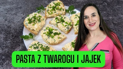 Pasta z twarogu i jajek  zrób raz, a będziesz robić co tydzień! Szybkie i pyszne śniadanie!