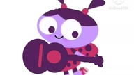 Ladybird Lu Playing the Guitar and Singing Animation