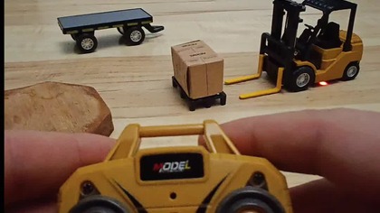 Zdalnie sterowany wózek widłowy z AliExpress