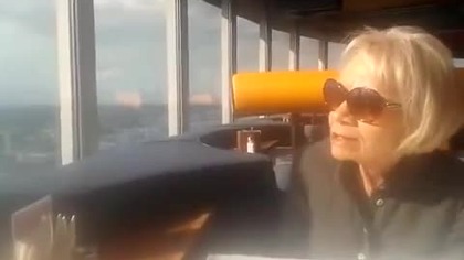 Wileńska wieża telewizyjna.  Publicystka Alwida Bajor