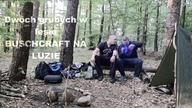DWOCH GRUBYCH W LESIE bushcraft I JAK ZROBIC MARYNATE!  NA LUZIE!