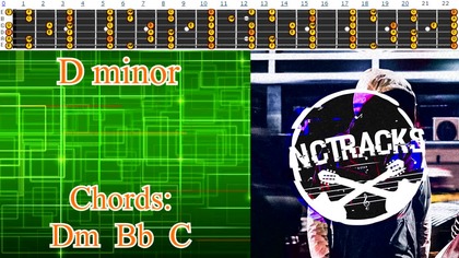 Emotional Intense Ballad Style Guitar Backing Track - D Minor Scale | 68 bpm [NCTracks Release]