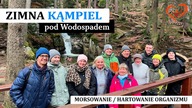 Zimna Kąmpiel pod Wodospadem Podgórnej w Przesiece.  Morsowanie / Hartowanie Organizmu.  Haretski.