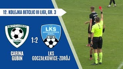 MKP Carina Gubin - LKS Goczałkowice-Zdrój 1:2 - skrót meczu - 11. 10. 2025r.