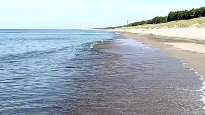 1 października na plaży! Pogoda w Mielnie lepsza niż w sierpniu! Morski Pies Rubik! Słońce i Bałtyk!