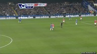 Premier League sezon 2010/2011 Chelsea Londyn 1-1 Manchester United David Luiz