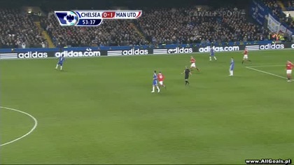 Premier League sezon 2010/2011 Chelsea Londyn 1-1 Manchester United David Luiz