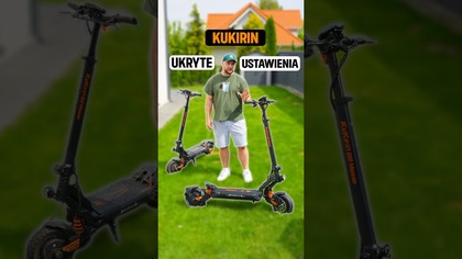 Kukirin Ukryte ustawienia P w hulajnodze G2 Master.