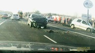 Wypadek na ulicy Europejskiej w Koninie