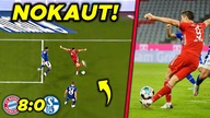 8:0! Magiczna ASYSTA Lewandowskiego RABONA! Bayern Monachium ZDEMOLOWAŁ SCHALKE! | LANDRI