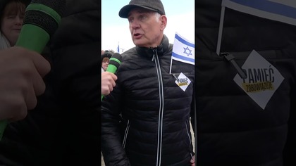 Uczestnik marszu przeciw nienawiści do Izraela o polskich antysemitach i humanitarnej armii Izraela