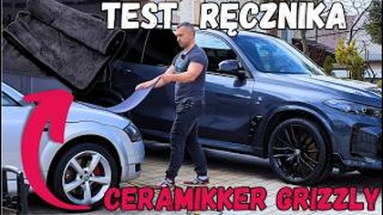 Test ręcznika do osuszania auta Ceramikker Grizzly | Detailing #detailing #cars #autodetailing