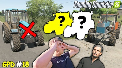 OGLĄDAMY CIĄGNIKI Z PANEM STANISŁAWEM KTÓRY MA KUPIĆ PROAN IDZIE NA SPRZEDAŻGPD FS 25 18