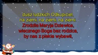 Kolęda - Tryumfy Króla Niebieskiego - z linią melodyczną