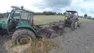 WTOPA ! Ursus C 4011 i C 330 w akcji wyciągania talerzówki