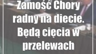 Zamość: Chory radny na diecie.  Będą cięcia w przelewach