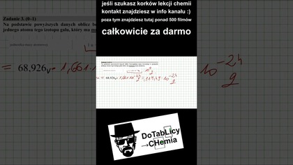 MASA BEZWZGleDNA sREDNIA MASA ATOMOWA #shorts #short #chemia #chemistry #umed #cke #medycyna