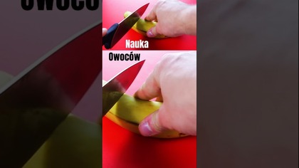 Nauka owoców dla dzieci - banan