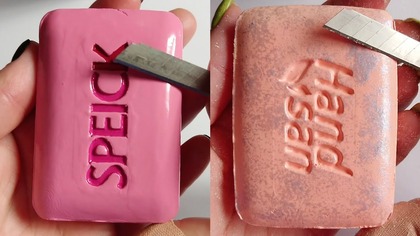 Soap Carving ASMR Relaxing Sounds no talking Satisfying ASMR Video