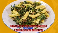 Makaron ze Szpinakiem i Mielonym Mięsem - Idealny na Obiad.