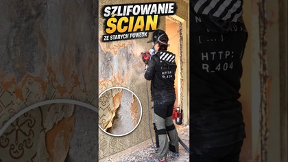 Te ściany dały nam POPALIĆ!  Szlifujemy stare powłoki #remontmieszkania #szlifowanie #remont